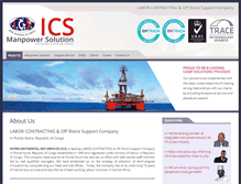 Tablet Screenshot of icsindustrials.com